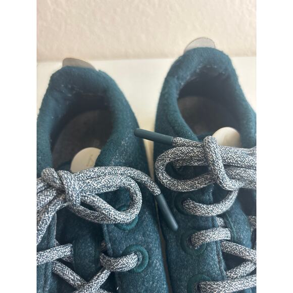 Allbirds Aurora Teal Green Mizzle Wool Runner Sneakers Women’s Size 10 - Picture 9 of 9